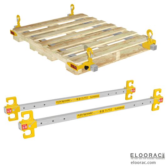 FLEX-Spreader/1 Set -Spreiztraverse für Palettenheber